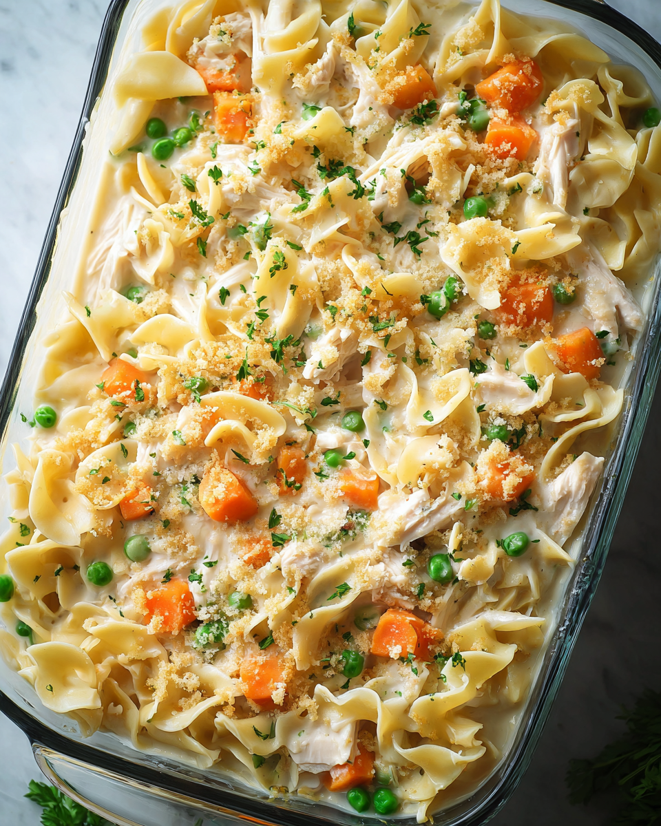 Classic Chicken Noodle Casserole