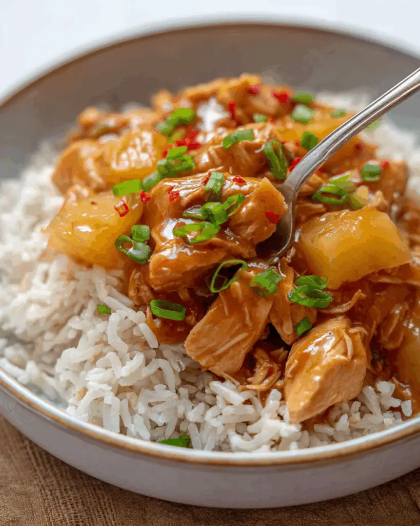 Sweet Hawaiian Crockpot Chicken