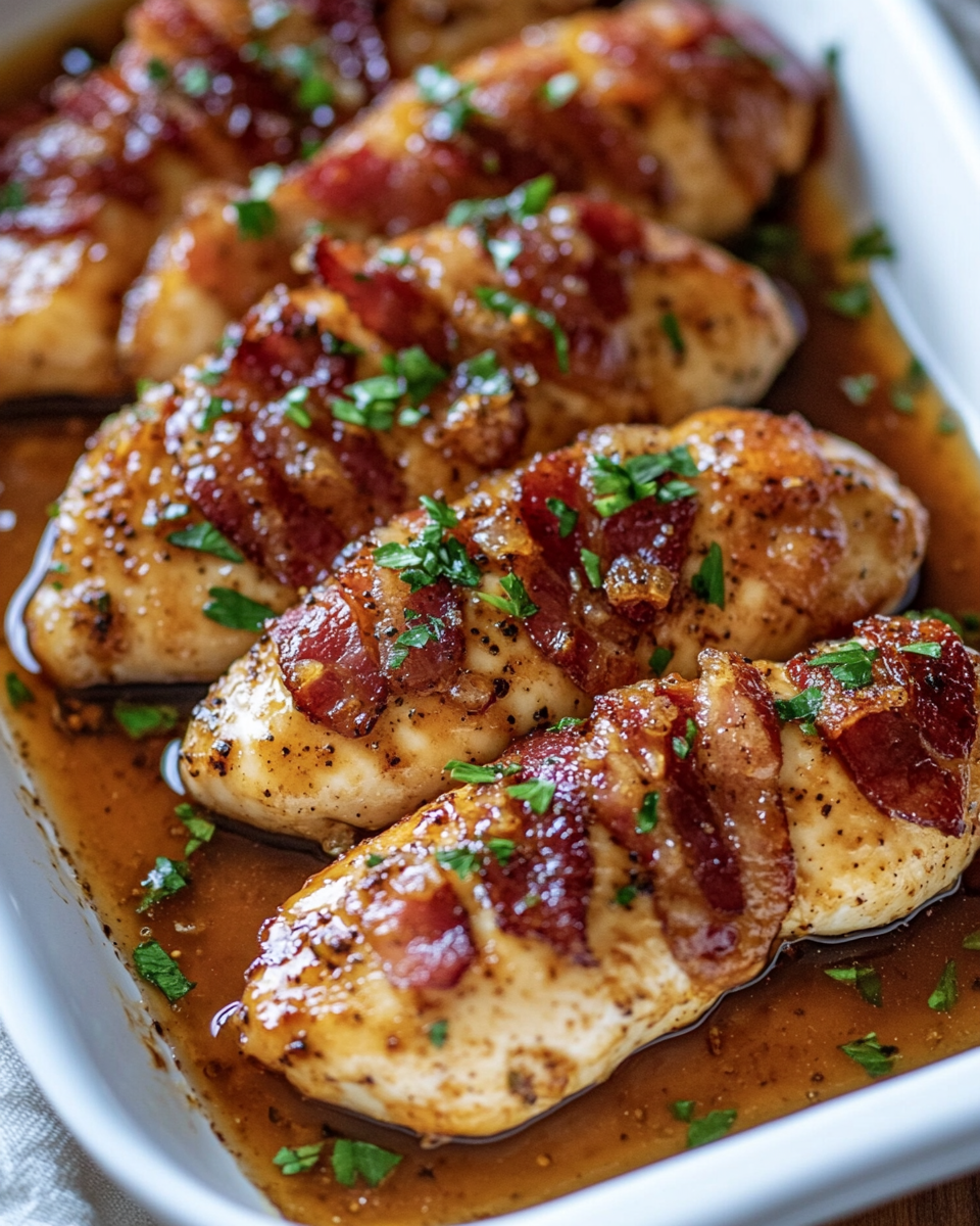 Maple Garlic Bacon Chicken