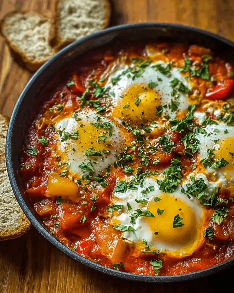 Classic Shakshuka with Feta and Fresh Herbs