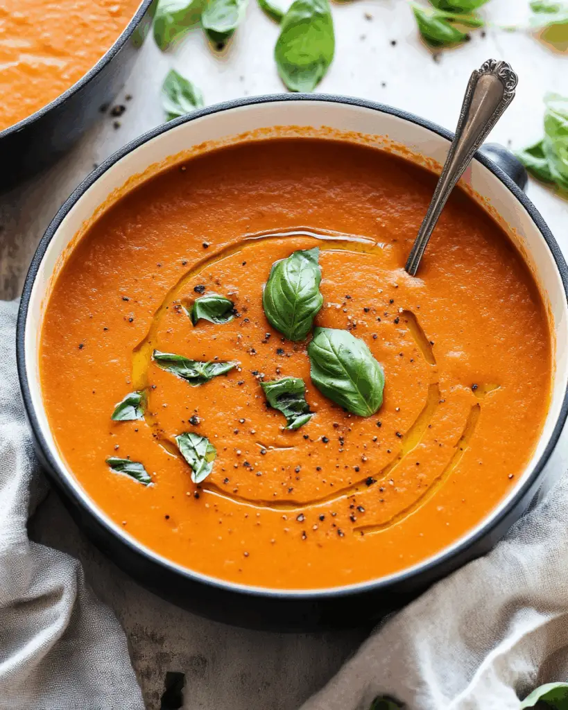 Creamy Tomato Basil Soup