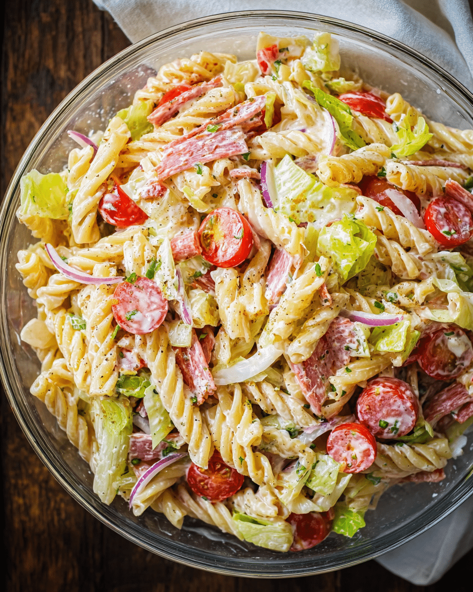 Italian Grinder Pasta Salad