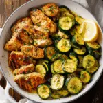 Garlic Asado Chicken with Sautéed Zucchini