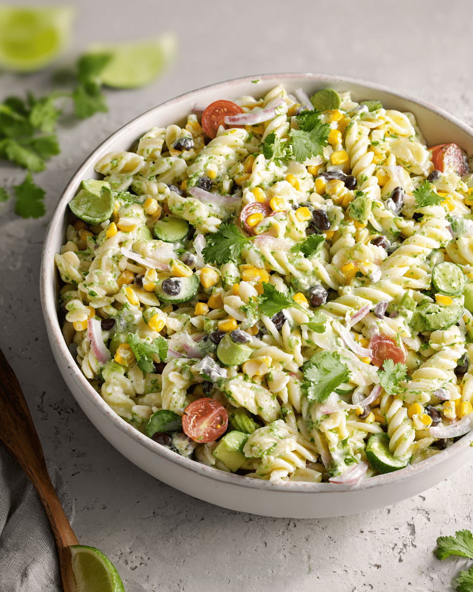 Cilantro Lime Pasta Salad