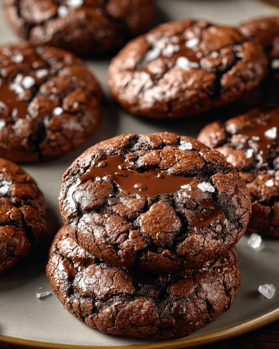 Chocolate Lava Brownie Cookies