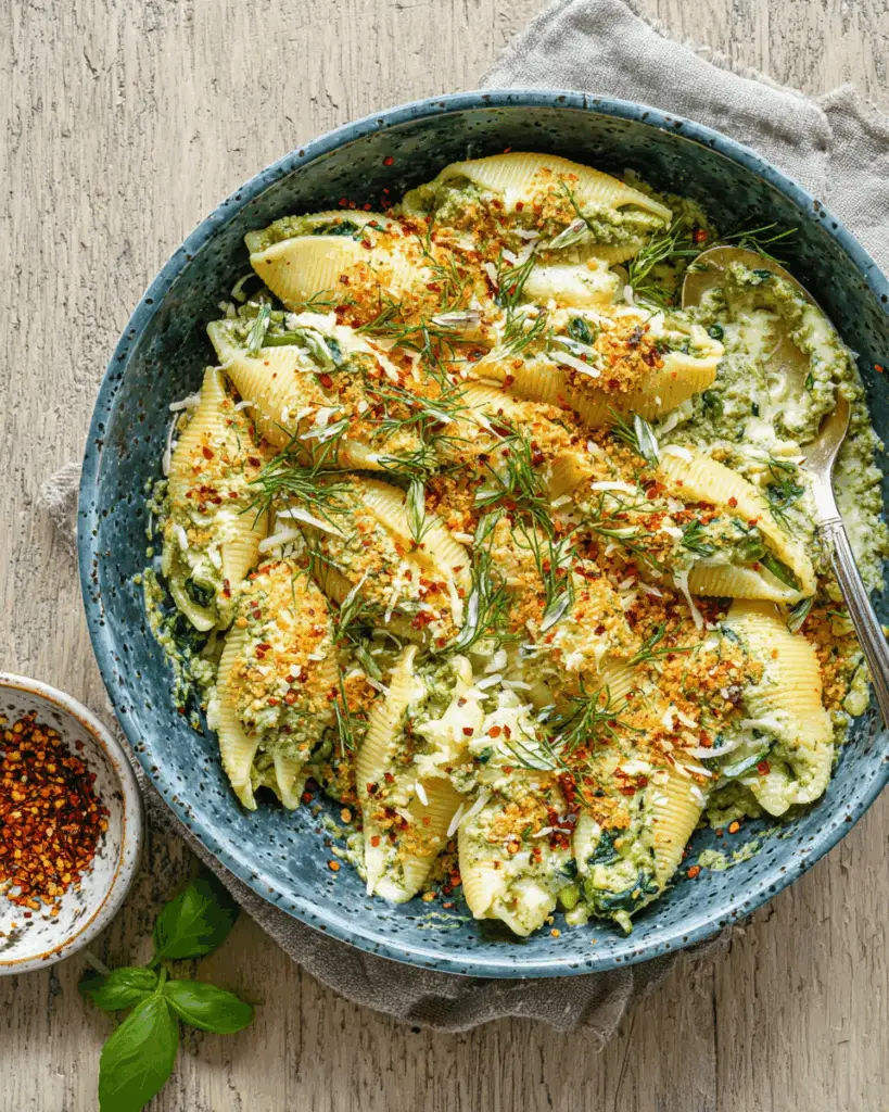 Pesto Unstuffed Shells