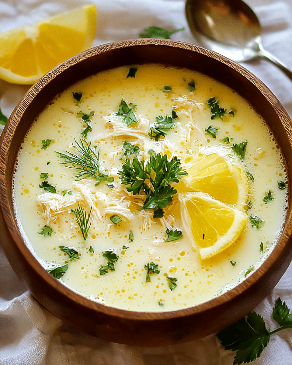 Greek Lemon Chicken Soup