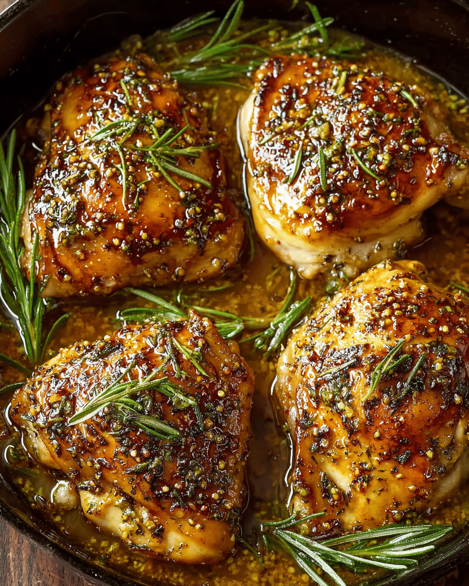Honey Dijon Rosemary Baked Chicken