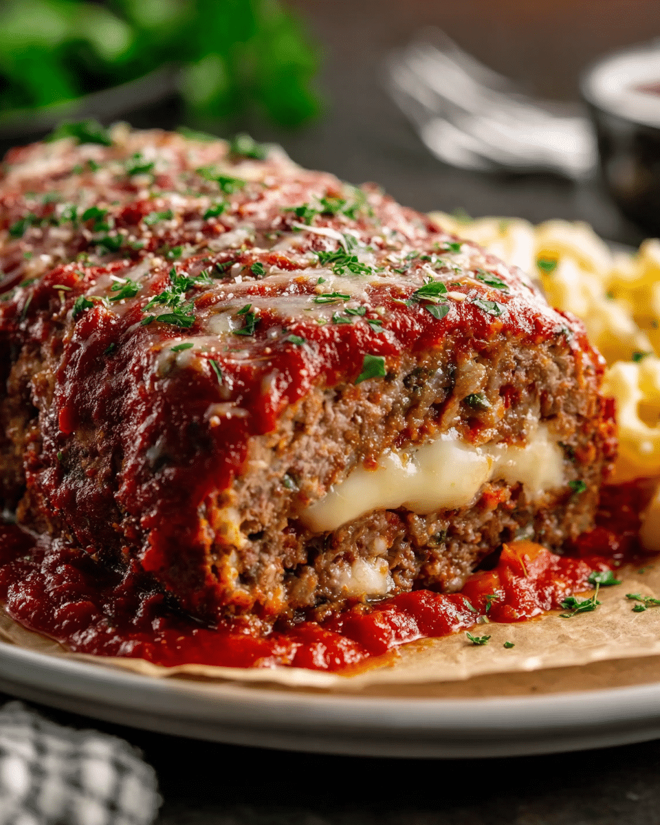 Stuffed Italian Meatloaf