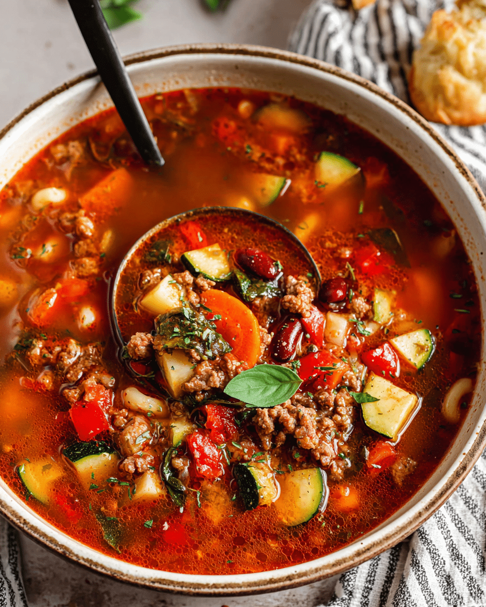 Hearty Italian Vegetable Soup