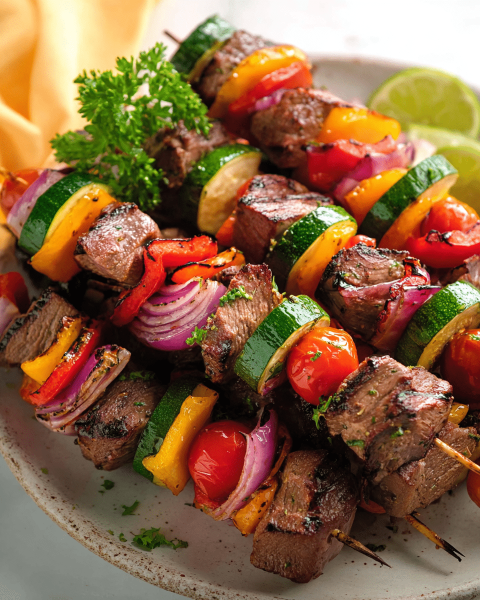 Grilled Steak Kabobs