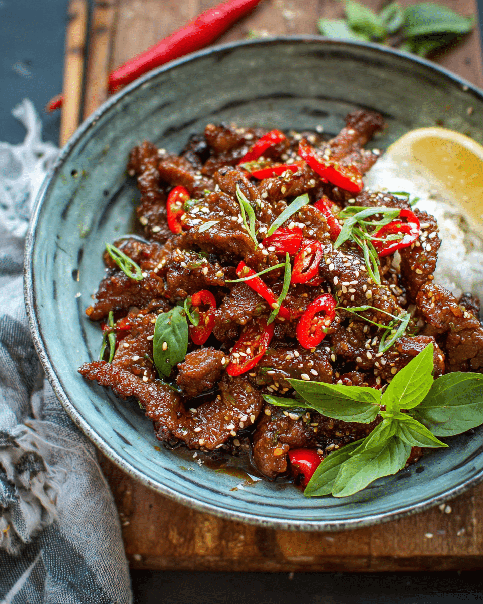 Crispy Chilli Beef