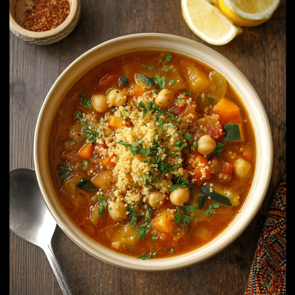 Moroccan Spiced Vegetable Soup