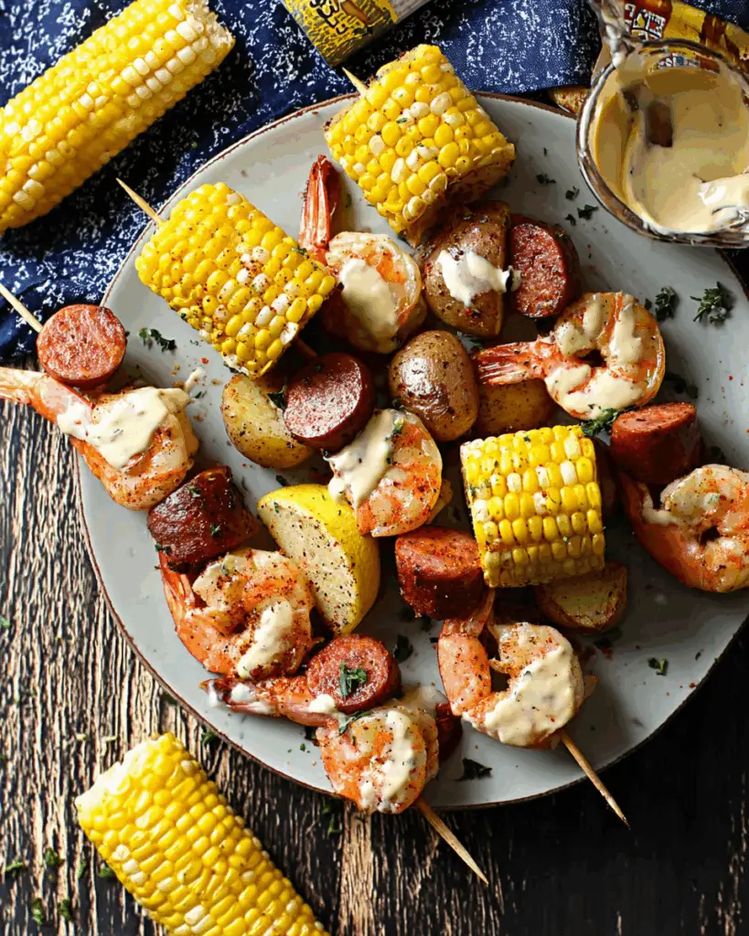 Shrimp Boil Kabobs