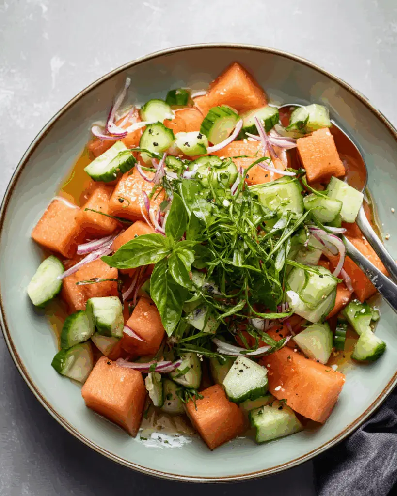 Cucumber Melon Salad