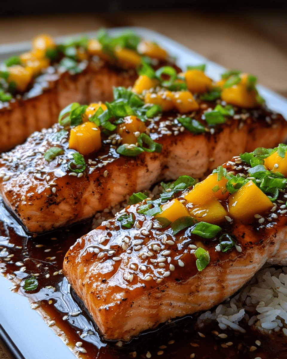 Mango Teriyaki Salmon