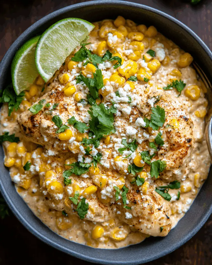 Slow Cooker Street Corn Chicken