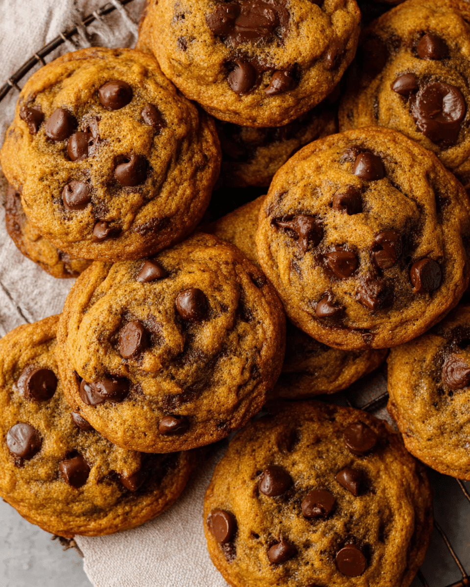 Pumpkin Chocolate Chip Cookies