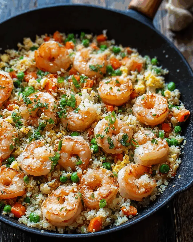 Cauliflower Fried Rice with Shrimp