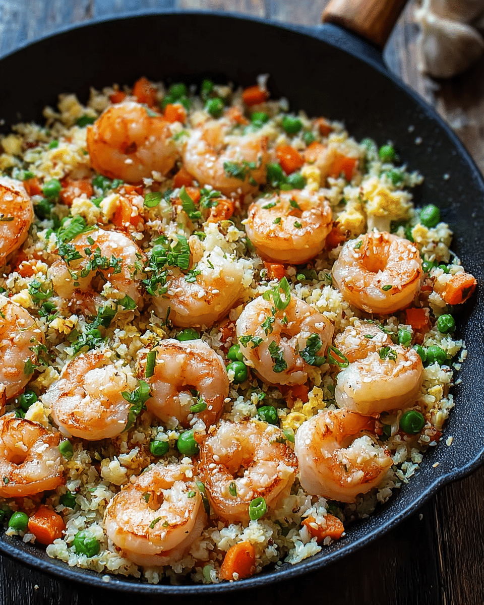Cauliflower Fried Rice with Shrimp