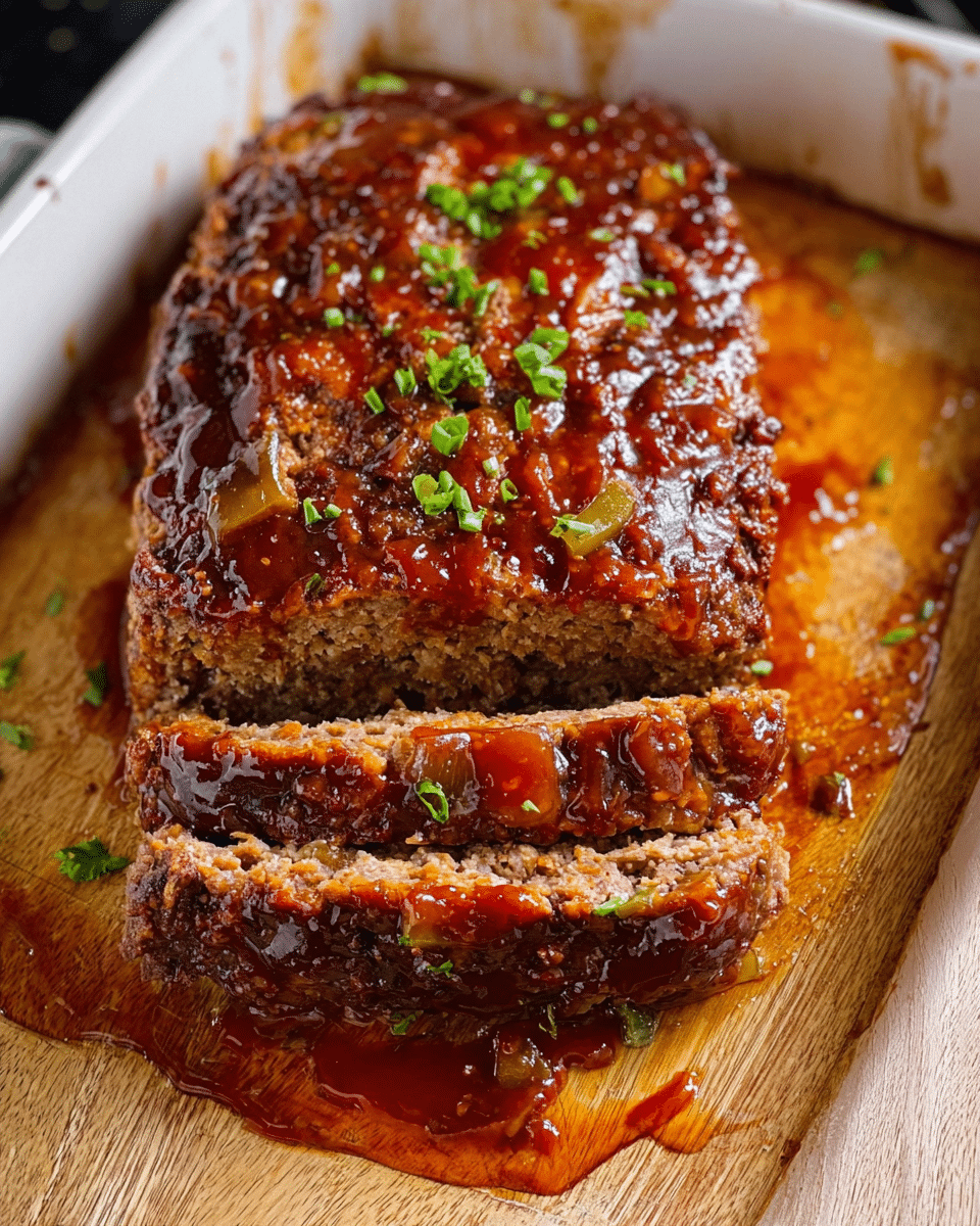 Bourbon Glaze Meatloaf