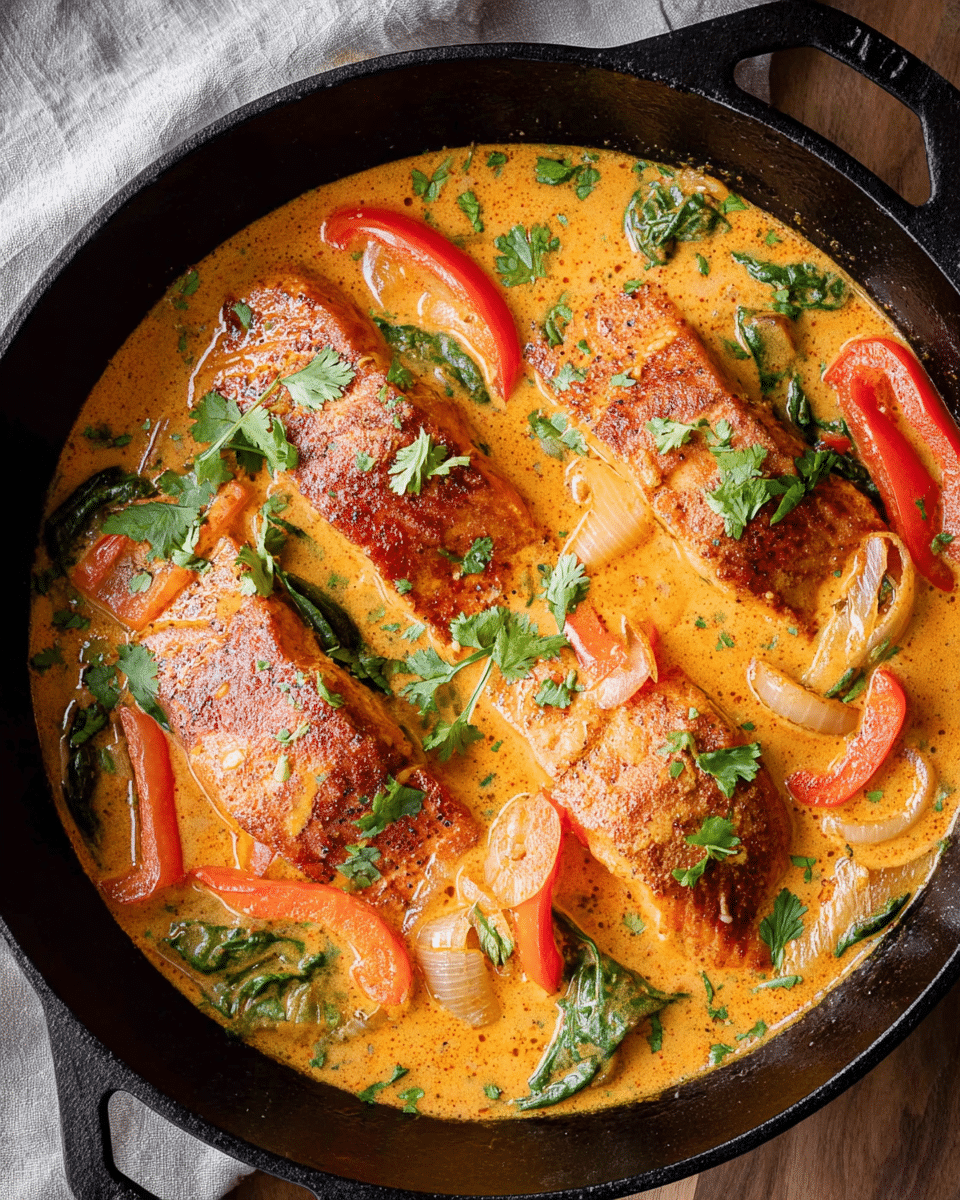 Coconut Curry Salmon