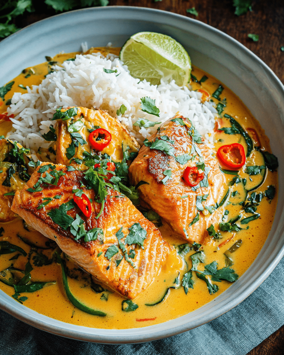 Coconut Salmon Curry