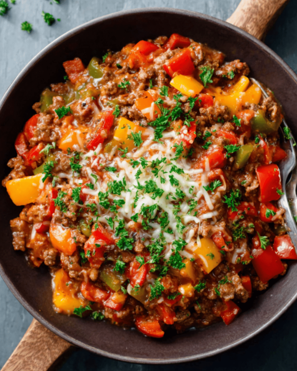 Unstuffed Bell Pepper Skillet
