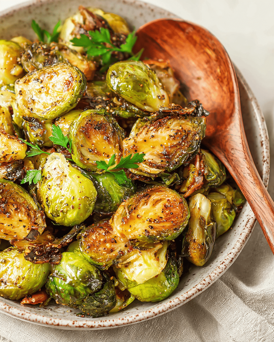 Maple Dijon Brussels Sprouts