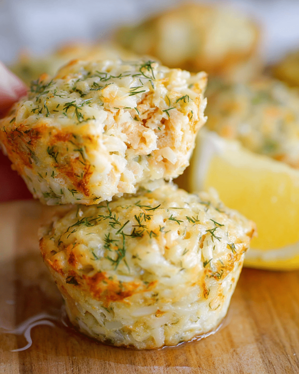 Salmon Rice Muffins