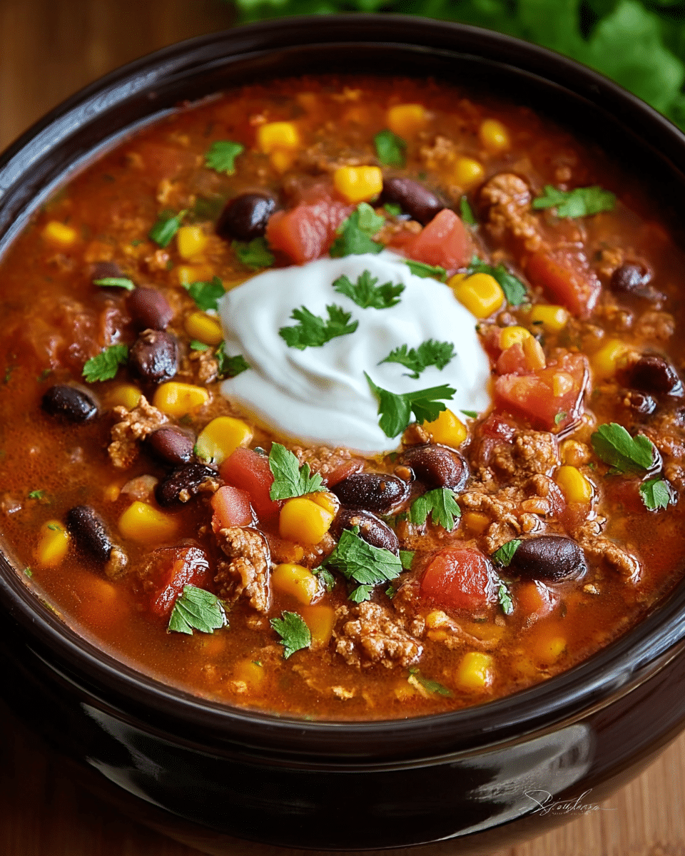 Crockpot Taco Soup