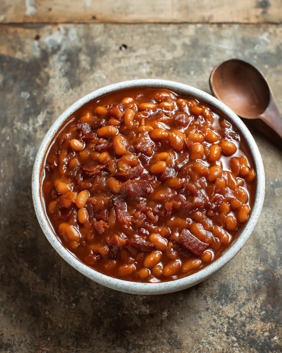 Slow Cooker Baked Beans
