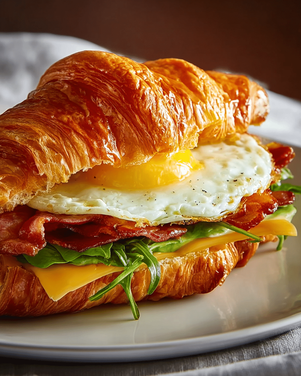 Croissant Breakfast Sandwich