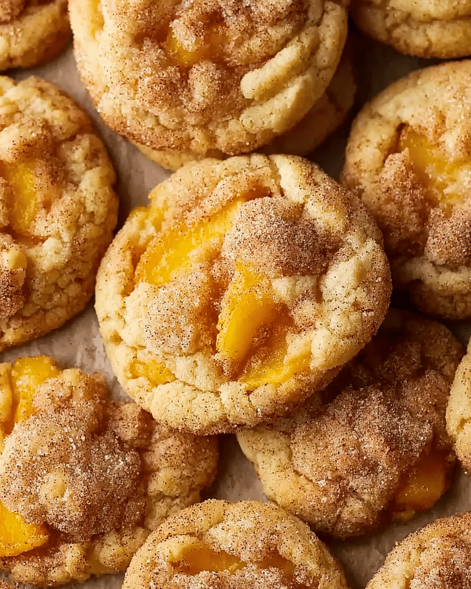 Peach Cobbler Cookies
