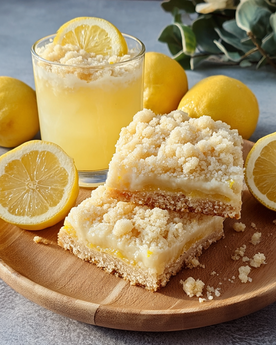 Sugar Cookie Lemonade Crumble