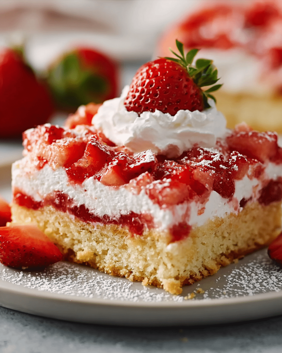 Strawberry Shortcake Bars
