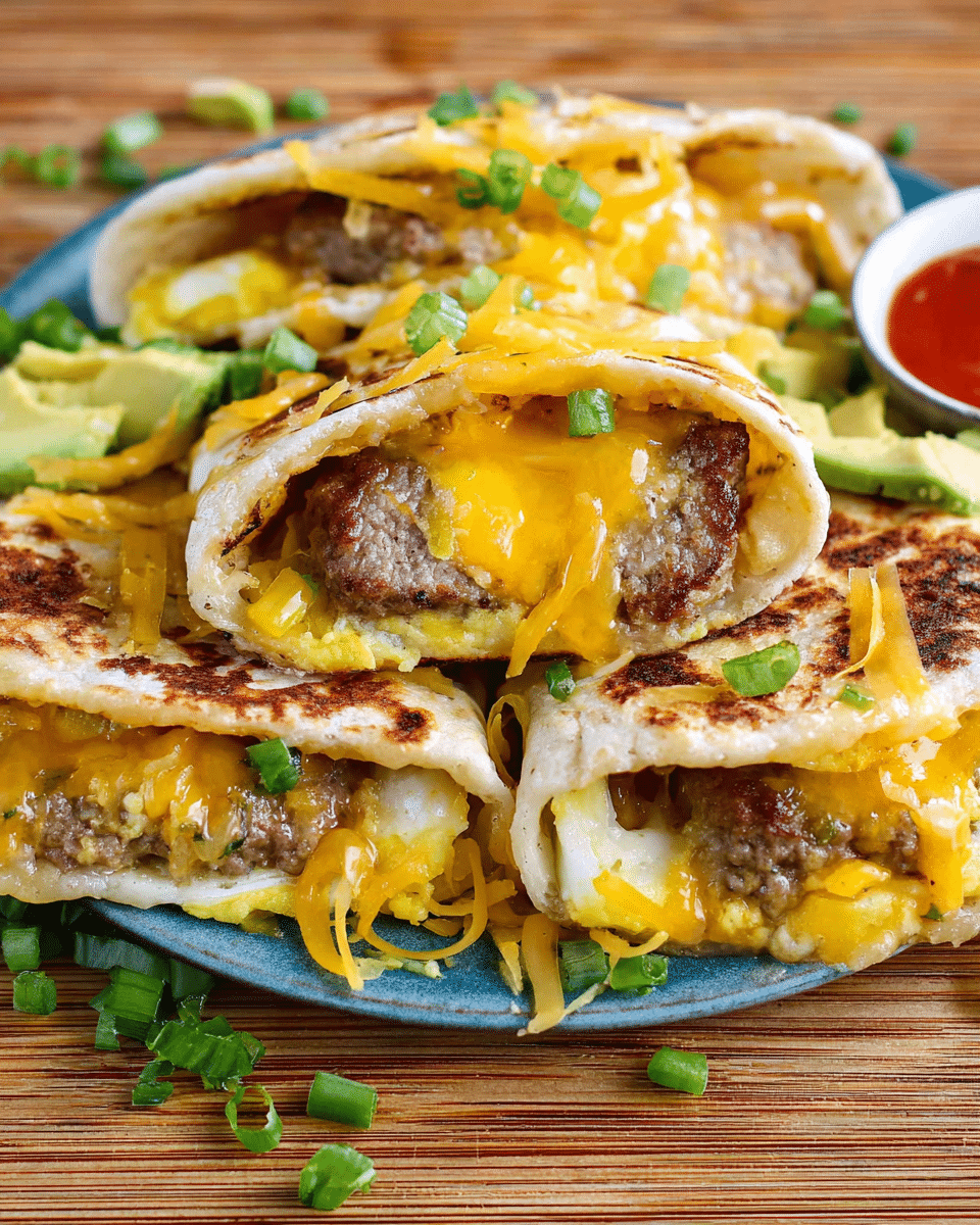 Smash Breakfast Tacos