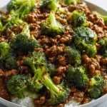 Honey Garlic Ground Beef and Broccoli