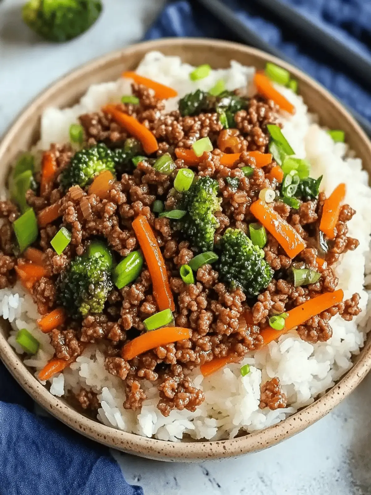 Teriyaki Ground Beef Stir-Fry