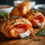 Mozzarella Pepperoni Croissant Rolls