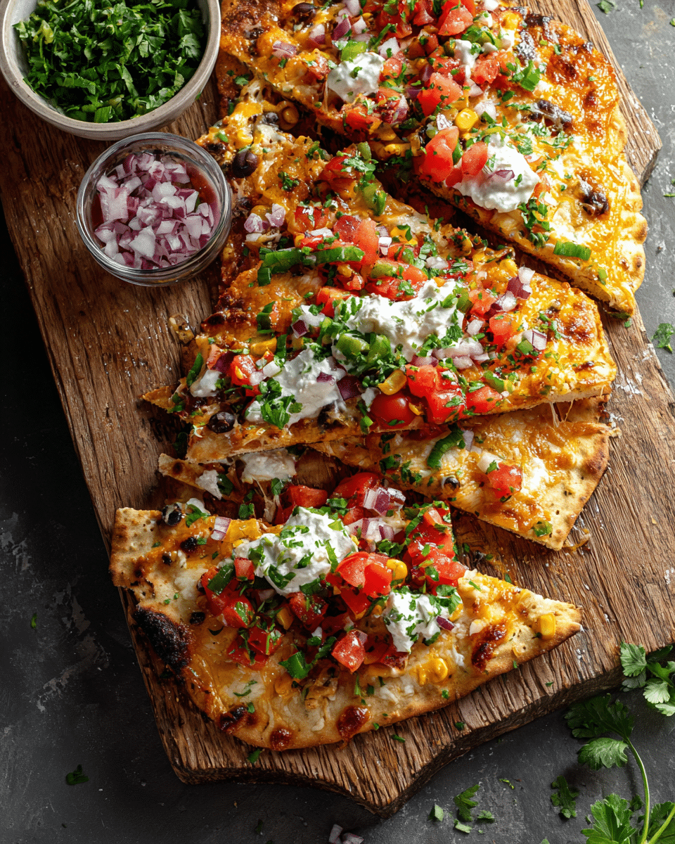 Mexican Flatbread Pizza