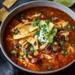 Crockpot Chicken Tortilla Soup