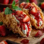 Strawberry Crunch Cheesecake Tacos