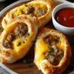 Sausage Egg and Cheese Breakfast Roll-Ups