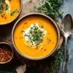 Butternut Squash and Sweet Potato Soup