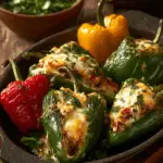 Chiles Rellenos Patriotic Stuffed Peppers