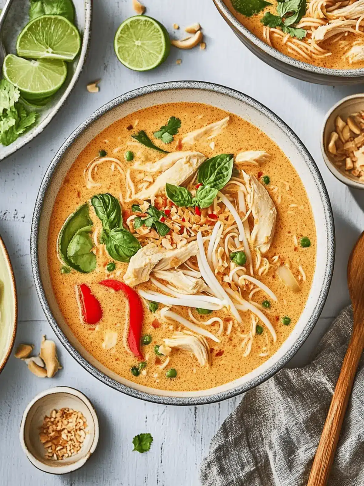 Red Curry Chicken Noodle Soup
