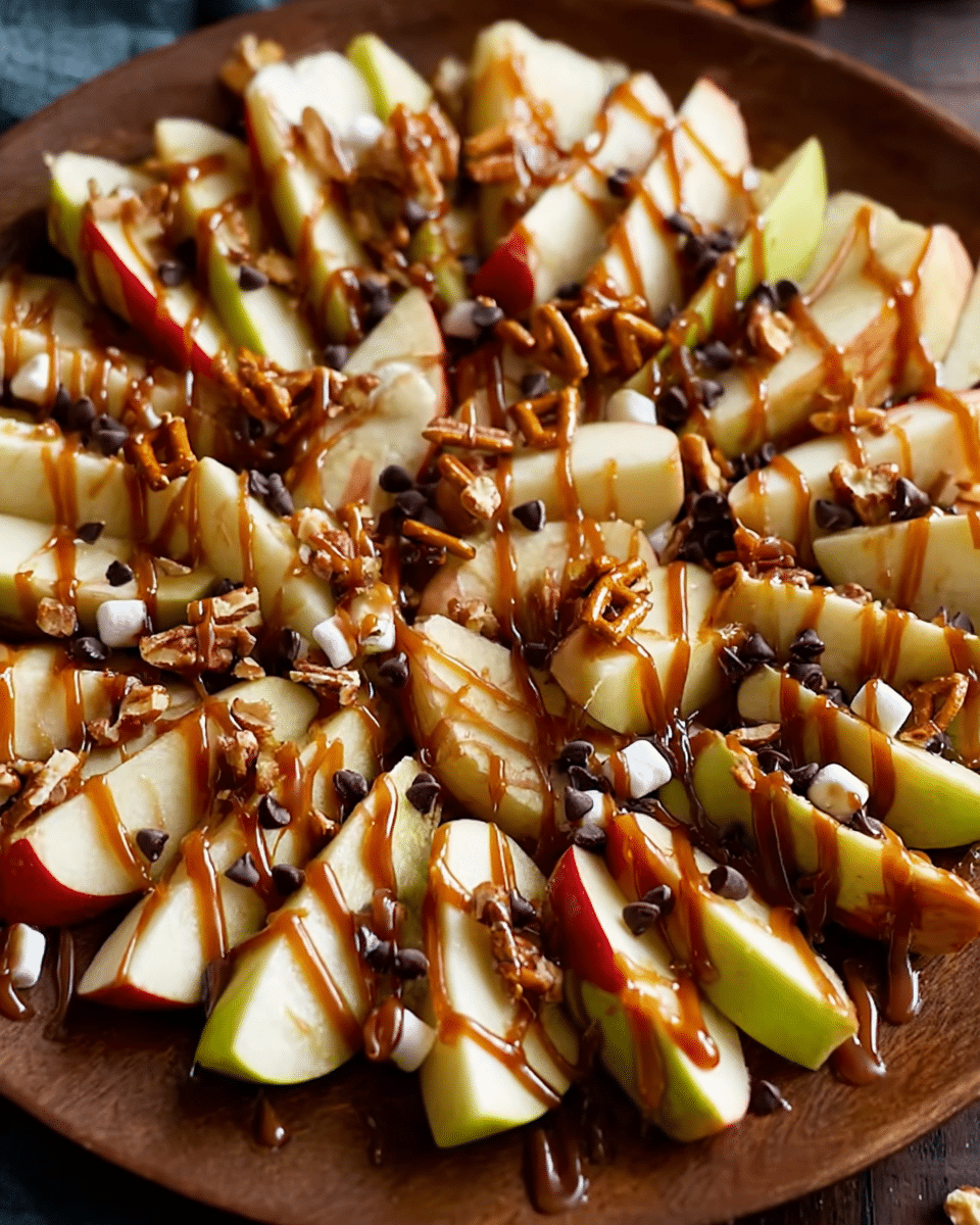 Caramel Apple Nachos