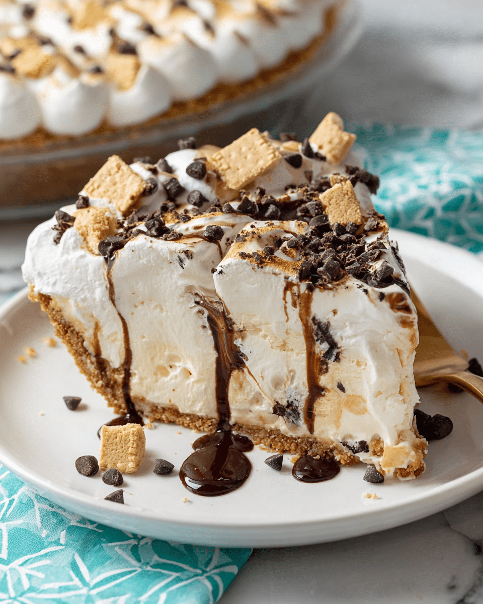 S'mores Ice Cream Pie