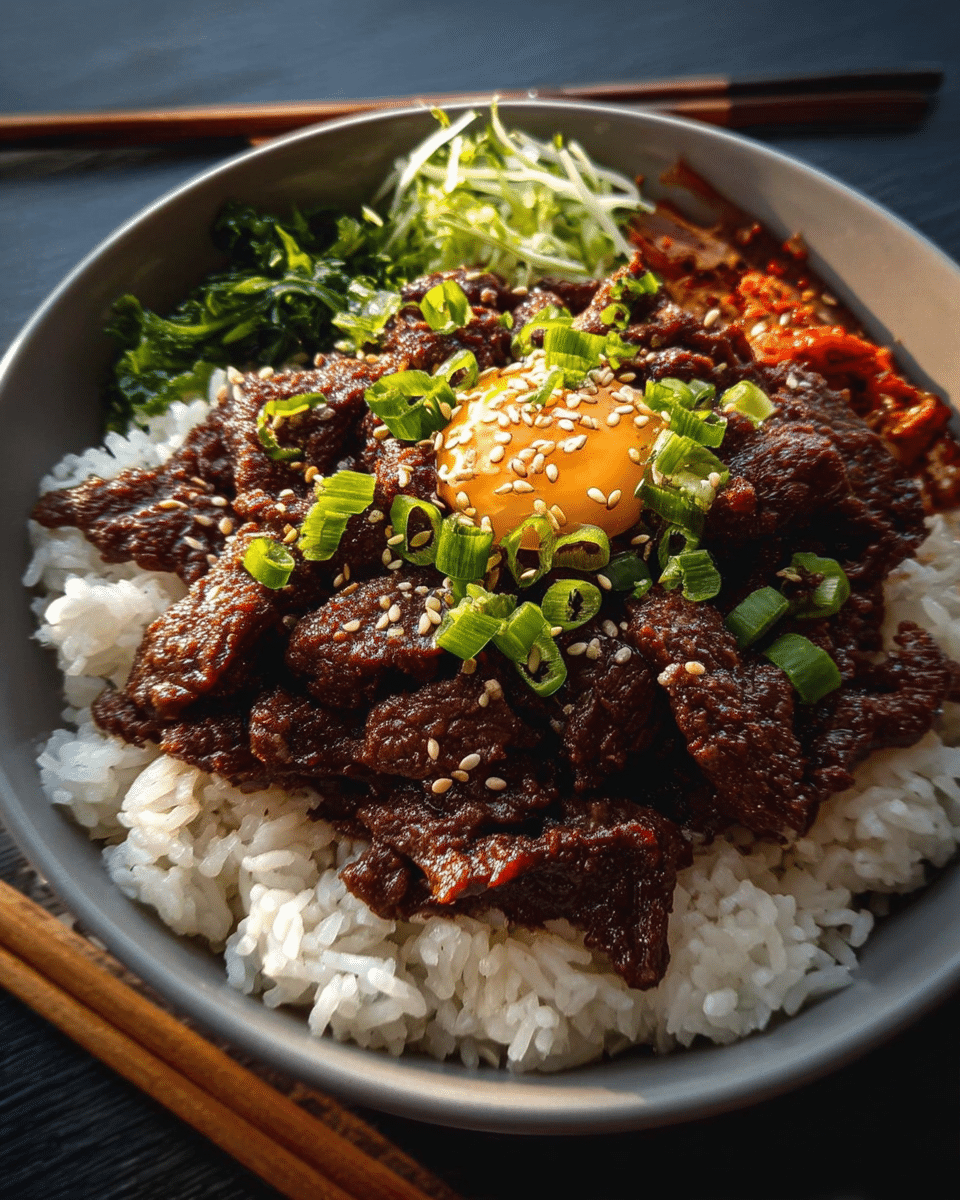 Korean Beef Bowl (Bulgogi)
